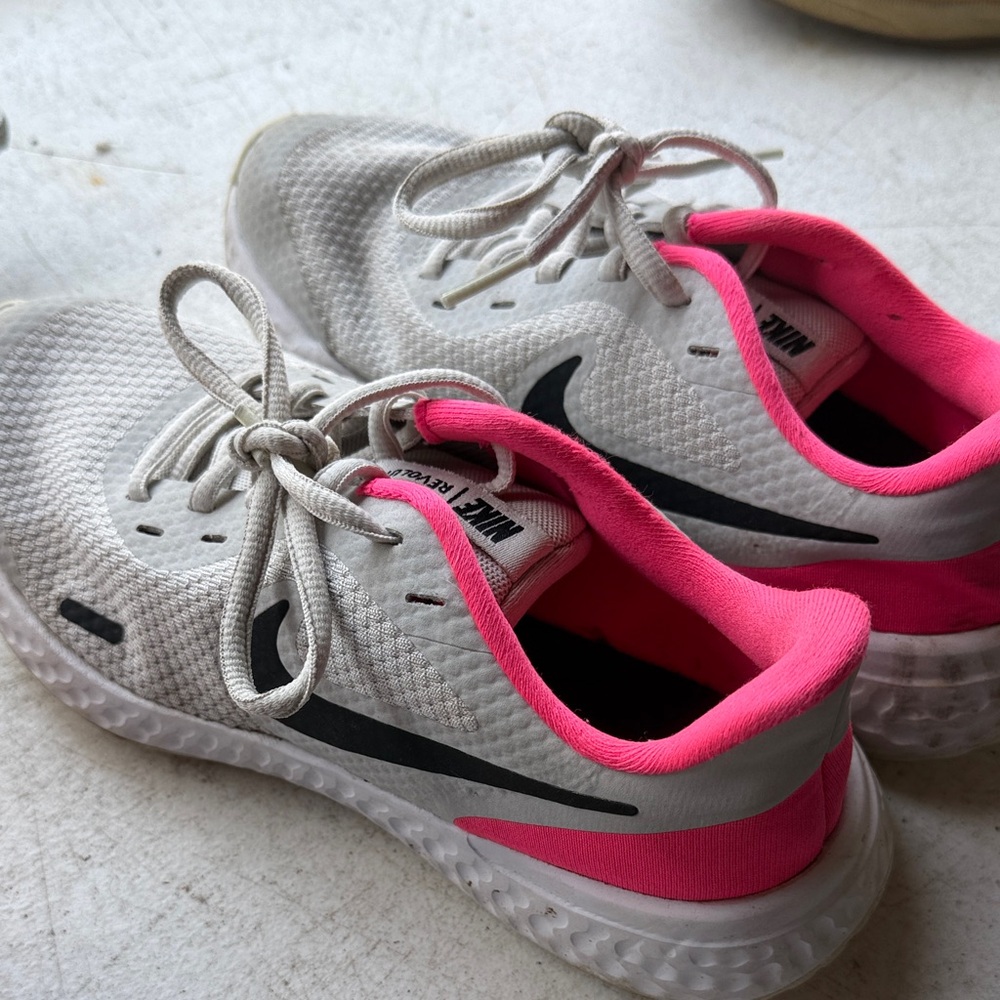 Nike Gray and Pink Sneakers